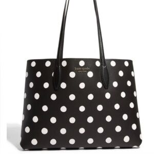 Kate Spade polka dot tote bag